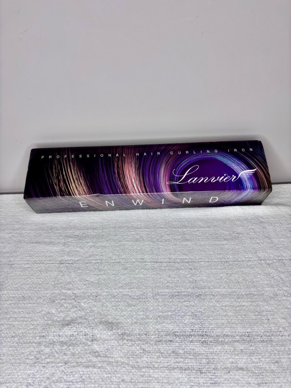 NIB Lanvier Enwind Professional Hair Curling Iron - 1.25” Extra Long‎ Barrel